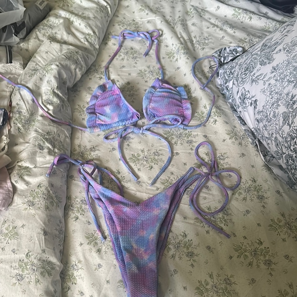 Tie-Dye Bikini Set